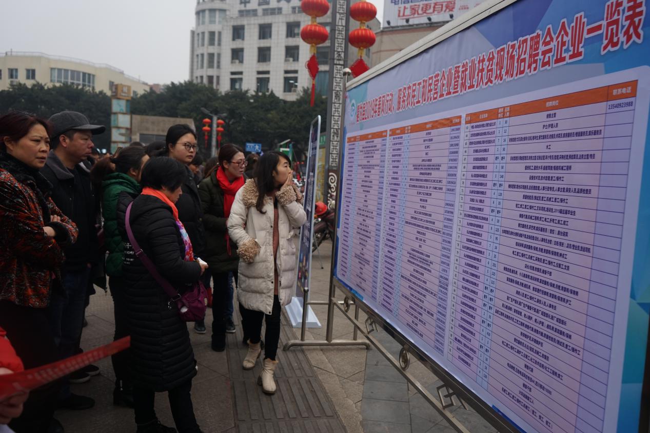犍为招聘信息_犍为县人民政府,犍为信息 春季招聘会 1126人达成用工意向(2)