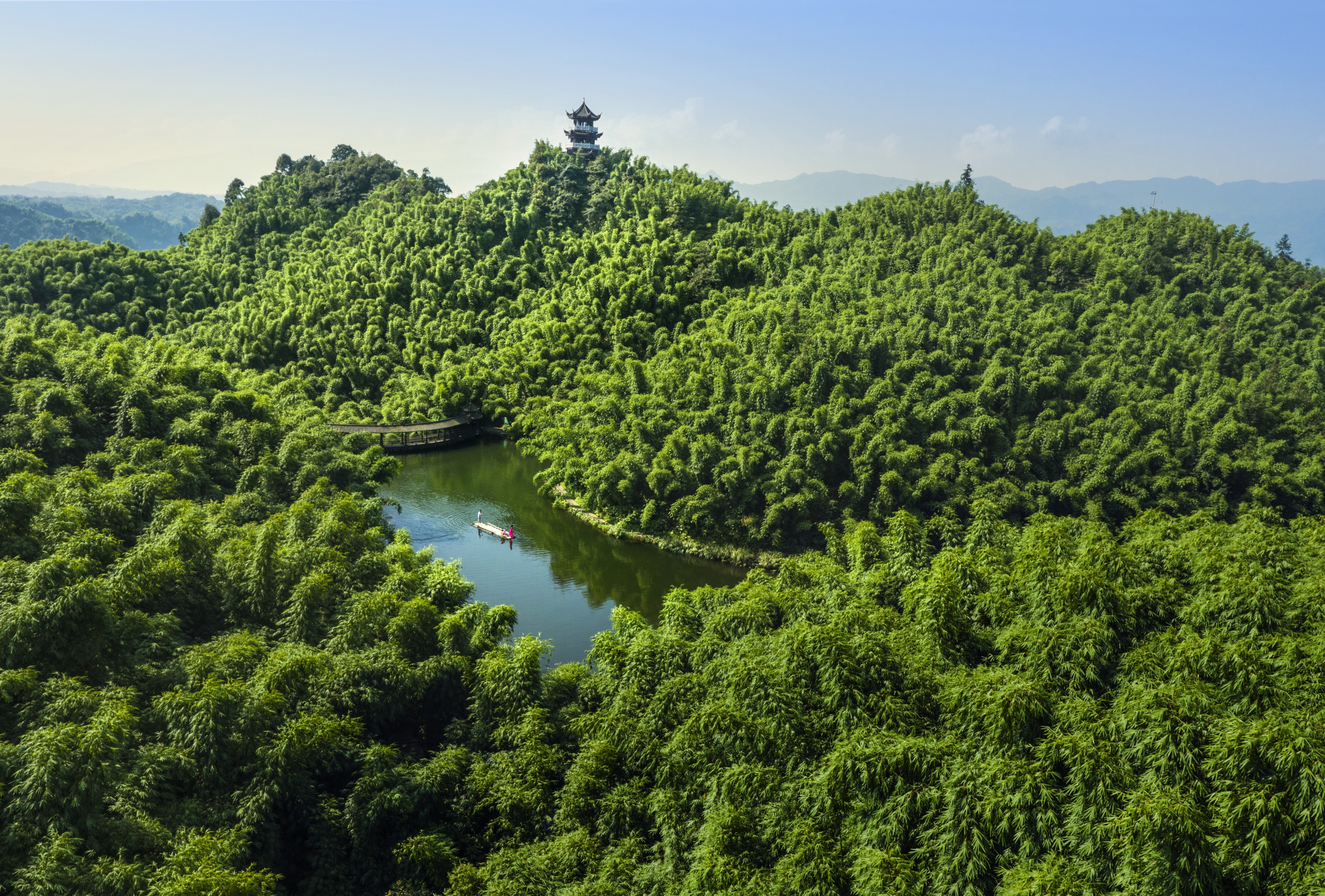 沐川竹海永兴湖泛舟