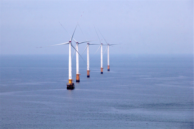 海上风车 记者 宋雪 摄